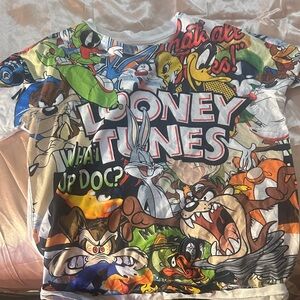 Warner Bros. Looney Tunes Kids Short Sleeve Tee - White Multicolor